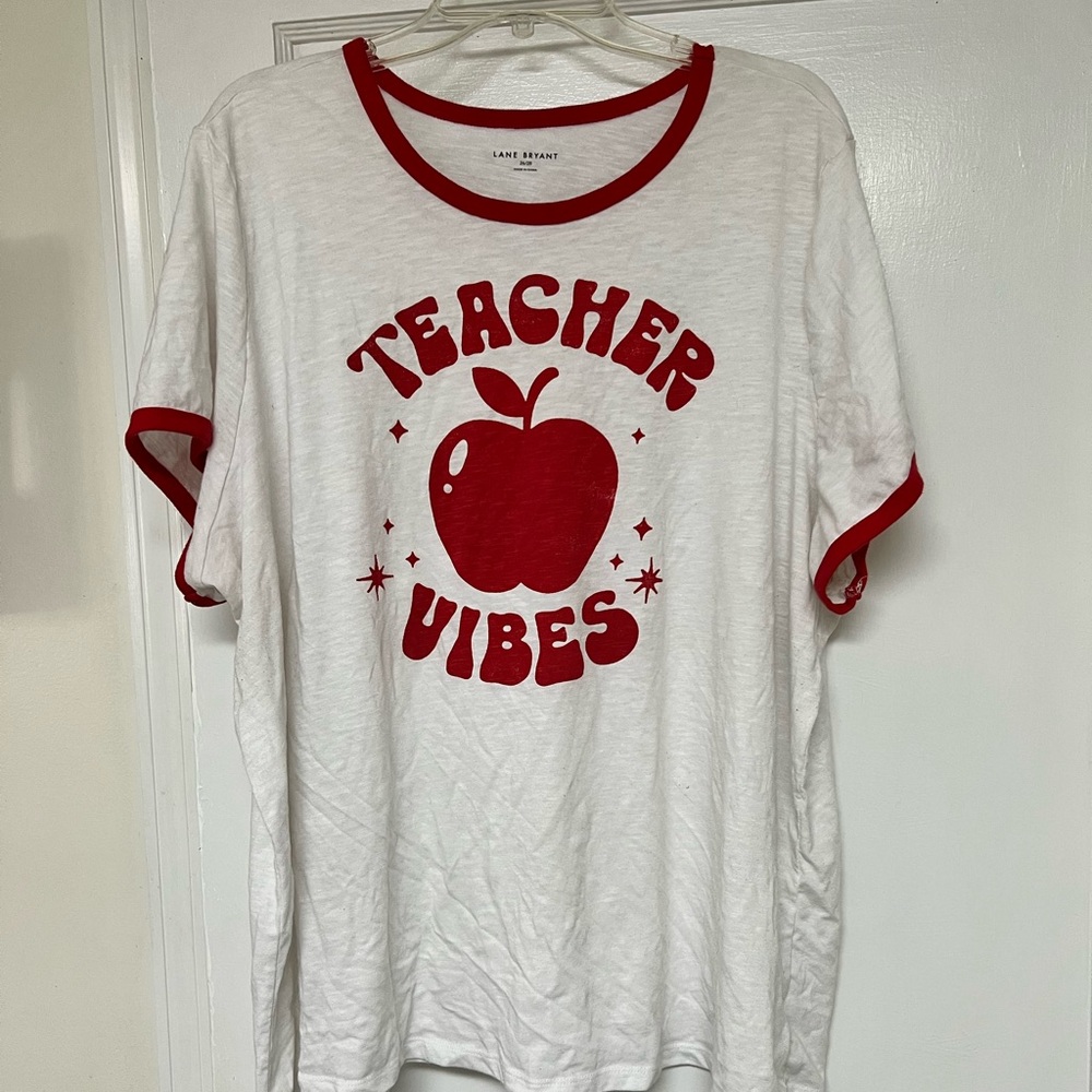 Lane Bryant Teacher Vibes Graphic Tee